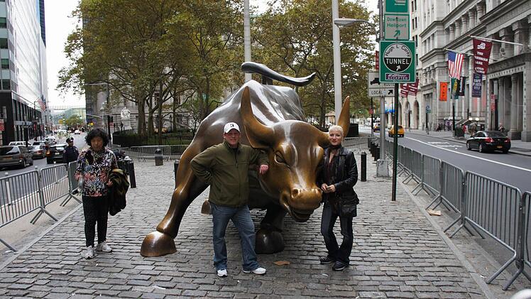 Da war die Welt der New Yorker noch in Ordnung. Fotos: Rogler