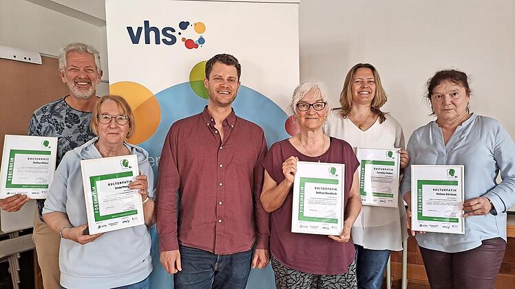 Es gibt neue Kulturpaten (v. l.): Stefan Böker, Irene Maedge, Moritz Wenninger, Andrea Ebenhöch, Cornelia Weber und Helene Dörksen.