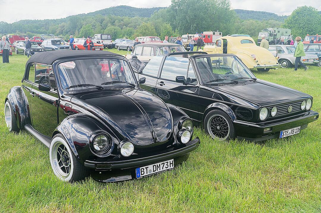 Auf dem Platz am Siedlerheim in der Auwaldsiedlung.
