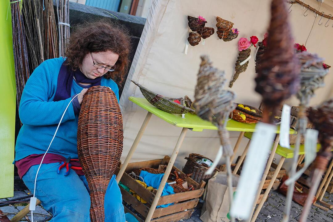 Korbmarkt in Lichtenfels am Samstag