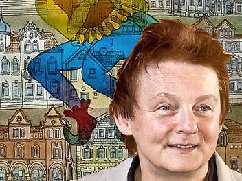 Gertrud Plescher-Fahnler hat das Plakatmotiv für die Malertage in Neustadt entworfen. Foto: Jochen Berger