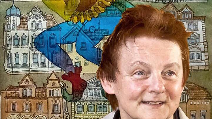 Gertrud Plescher-Fahnler hat das Plakatmotiv für die Malertage in Neustadt entworfen. Foto: Jochen Berger
