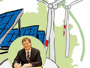 Von Photovoltaik bis Windkraft: Hubert Treml-Franz ist der neue Geschäftsführer der Regionalwerke Grafik: FT