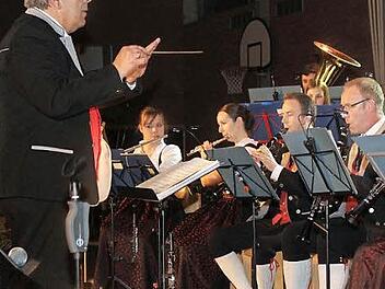Das große Orchester des Musikvereins wurde von Herfried Schuster angeleitet. Fotos: fra-press