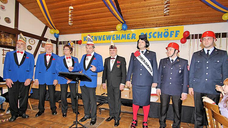 Feuerwehr-Fetz der Klennewehmer Bischöff.  Foto: Dieter Britz
