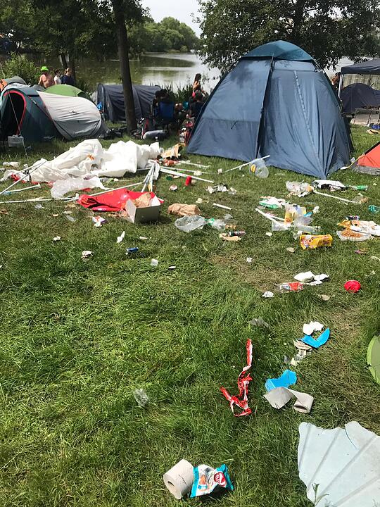 Müllchaos bei Rock im Park 2019: Besucher schmeißen auch Umweltbewusstsein weg