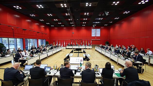 Abschluss der Ministerpr&auml;sidentenkonferenz in Mainz