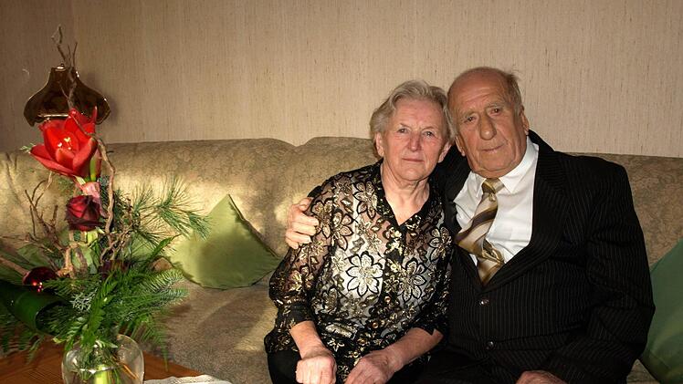 Maria und Ottmar Herlein feierten diamantene Hochzeit. Foto: wo