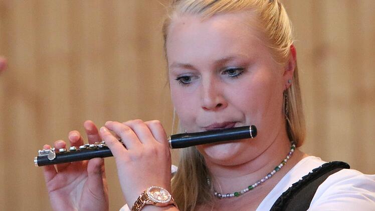 Im ersten Teil des Konzerts in Meeder trat die Musikkapelle Nußdorf am Inn auf.Foto: Jochen Berger