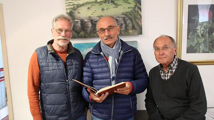 Anton Köcheler, Hermann Hacker und Jürgen Schedel (von links) von der Kulturinitiative (KIS) machen sich Gedanken, wie es kulturell in Bad Staffelstein weitergehen kann.Matthias Einwag