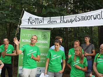 Anfang Juni wurde der Startschuss zum Bürgerbegehren gegen den Gewerbepark Geisfelder Straße gegeben. Niklas Schmitt