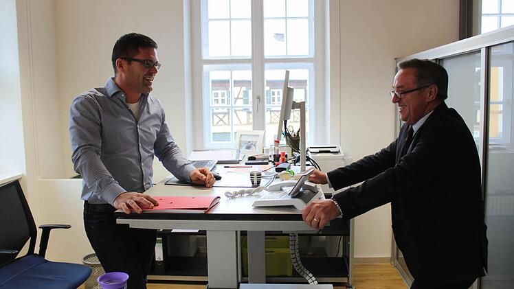 Kämmerer Markus Pflaum fühlt sich wohl.Foto: Anette Schreiber