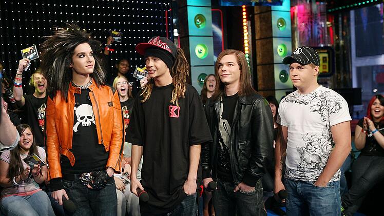 Fr&uuml;her Erfolg: 2008 waren Tokio Hotel bereits in den New Yorker Studios von MTV bei dem popul&auml;ren Format "TRL" zu Gast.