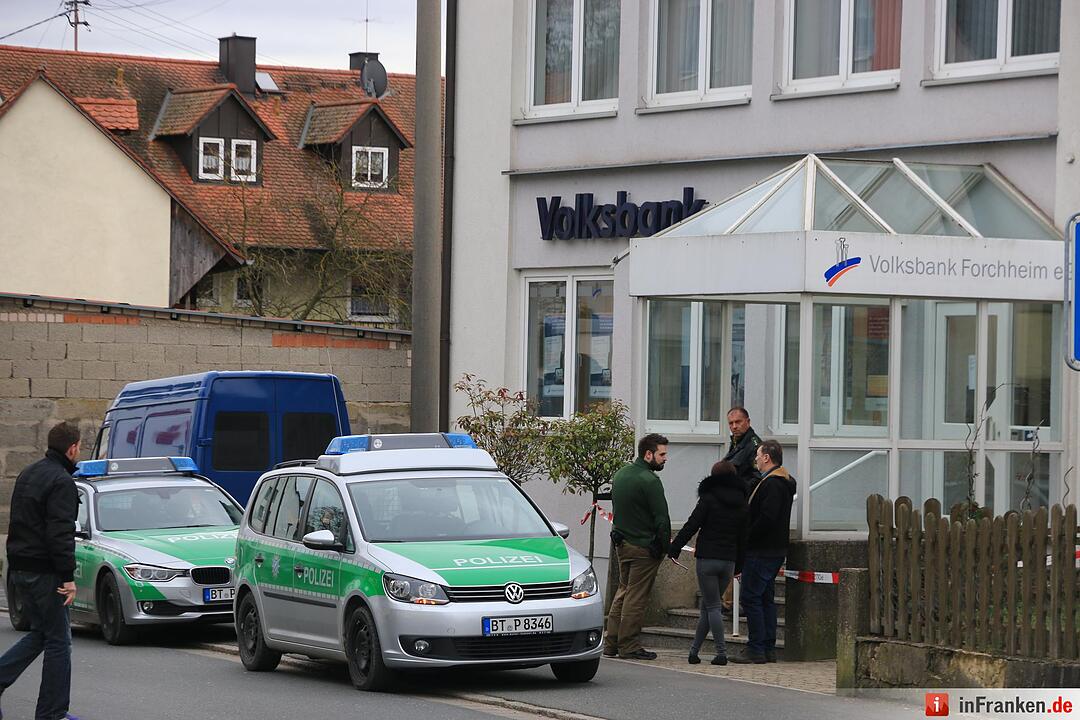 Banküberfall in Hausen bei Forchheim