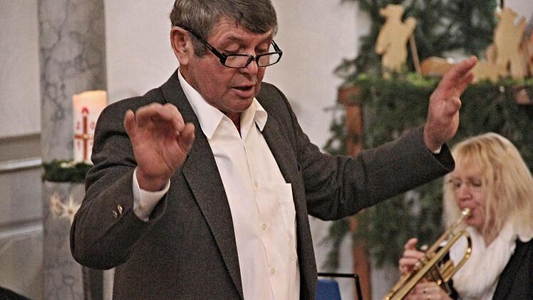 Helmut Horn, seit 36 Jahren Leiter des Posaunenchors Fischbach