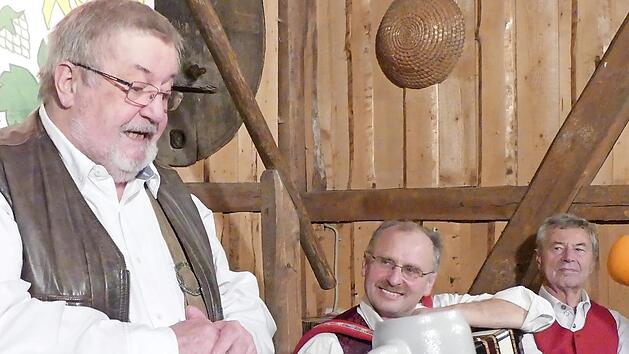 J&uuml;rgen Peter bei einer seiner Ansprachen beim Trebgaster "B&ouml;ckschie&szlig;en" Foto: Archiv/Dieter H&uuml;bner
