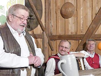 Jürgen Peter bei einer seiner Ansprachen beim Trebgaster "Böckschießen" Foto: Archiv/Dieter Hübner