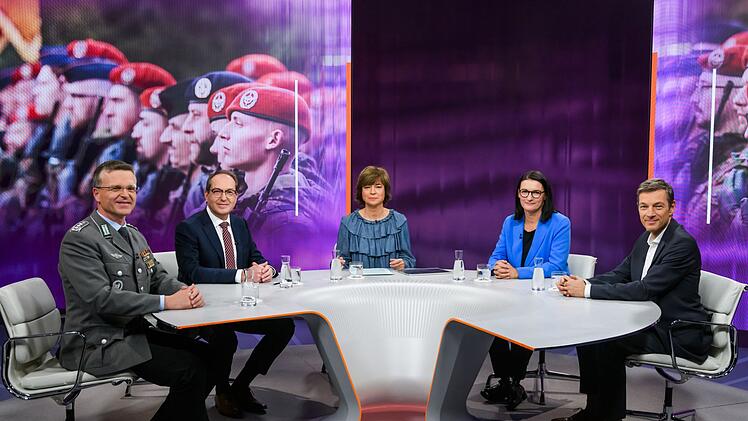André Wüstner, Alexander Dobrindt, Irene Mihalic und Holger Stark diskutierten bei "Maybrit Illner" über die Sicherheitslage in Deutschland und die Wehrpflicht.