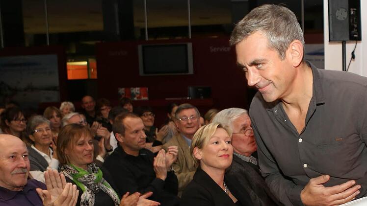 Mit seiner ausgeprägten Mimik untermalte Kaminer seine Worte.  Fotos: Barbara Herbst