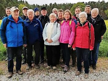 Die Herzsportgruppe wanderte nahe Herzogenaurach. Foto: privat
