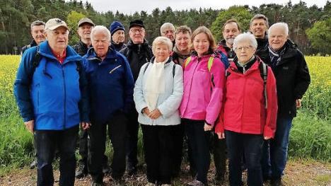 Die Herzsportgruppe wanderte nahe Herzogenaurach. Foto: privat