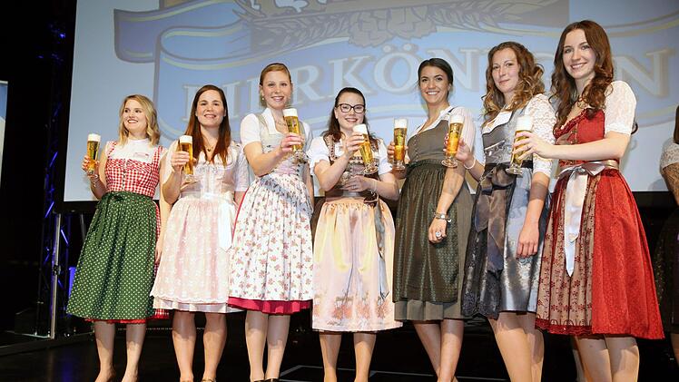 Der deutsche Brauerbund sucht auch dieses Jahr wieder nach der Bayerischen Bierkönigin. Sieben Frauen stehen im Finale, unter ihnen befinden sich auch zwei Fränkinnen. Foto: Bayerischer Brauerbund