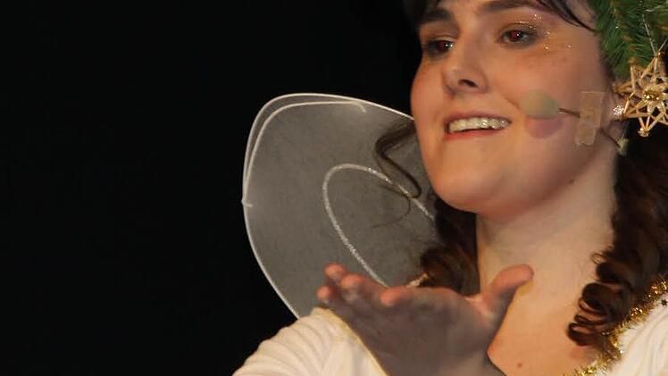 Annika Kestel sorgte diesmal als Christkind für Furore.