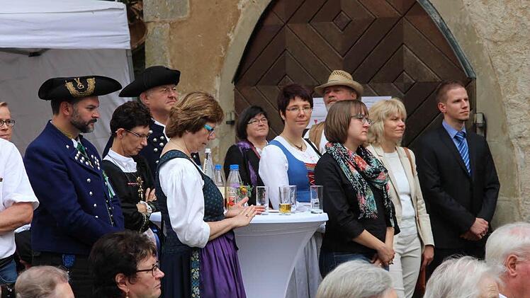 Kulturempfang des Bezirks Unterfranken auf Schloss Aschach. Foto: Dieter Britz