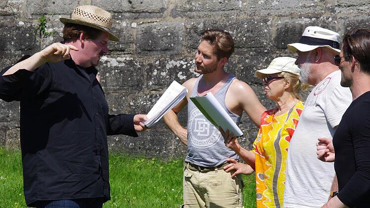 Impressionen von den Proben der Rosenberg-Festspiele. Foto: Marco Meißner