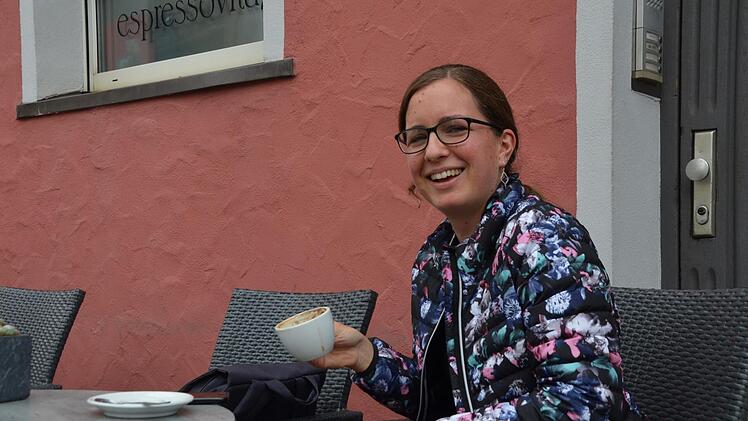 Mareike Wiening beim Pressegespräch in Herzogenaurach  bp