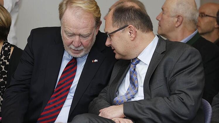 Ziehen politisch an einem Strick: Bundestagsabgeordneter hans Michelbach und Bundeslandwirtschaftsminister Christian Schmidt.