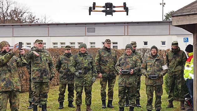 Auch an der an der Drohne „Kater 15/1“ hat die Ausbildung stattgefunden.