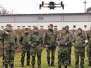 Auch an der an der Drohne „Kater 15/1“ hat die Ausbildung stattgefunden.