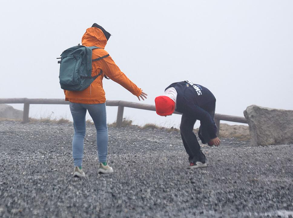 Herbststurm auf dem Brocken