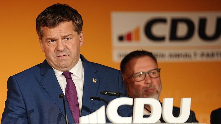 Landtagswahl in Sachsen-Anhalt - CDU-Wahlparty