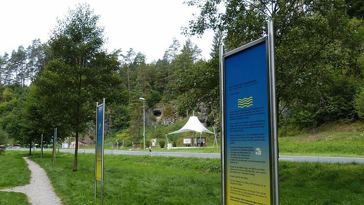 Die Kneipp-Tafel in Obertrubach