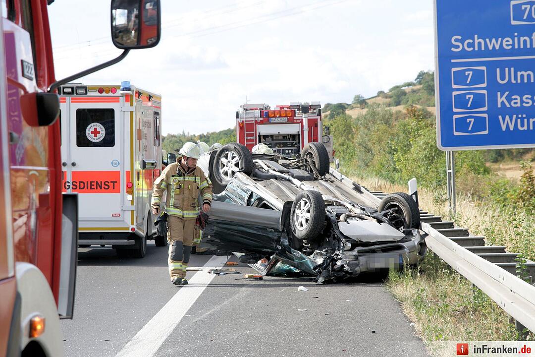 Unfall auf der A70 bei Viereth