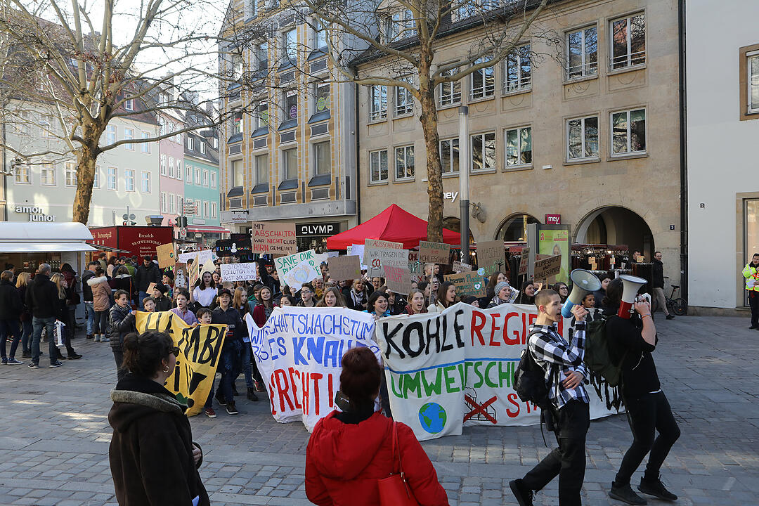 Bamberg; Demo Klima; Foto: Barbara Herbst