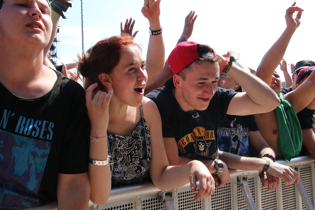 Halbnackt oder im Kostüm: Stimmung bei RIP 2017