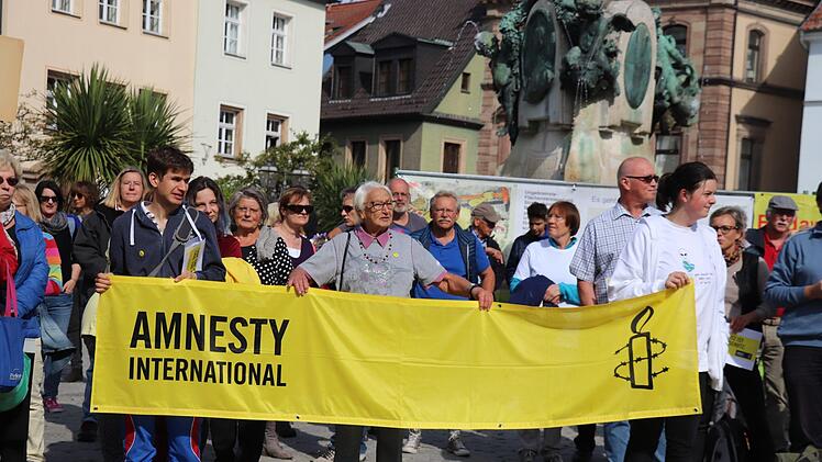 Impressionen von der Veranstaltung auf dem Marktplatz.Foto. Katrin Geyer