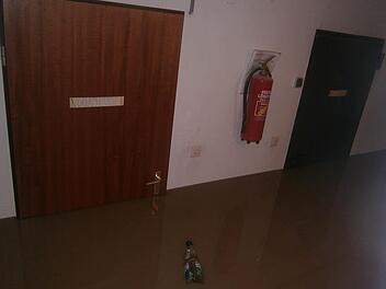 Beim Hochwasser im August 2014 in Neuenmarkt waren viele Keller vollgelaufen. Foto: Archiv/Jürgen Gärtner