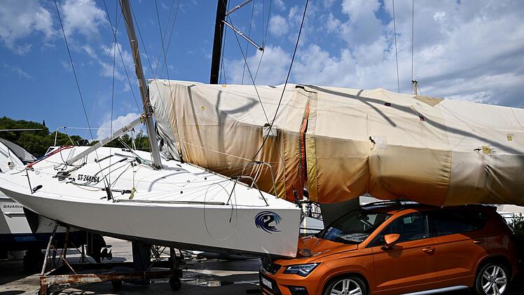 Unwetter in Kroatien
