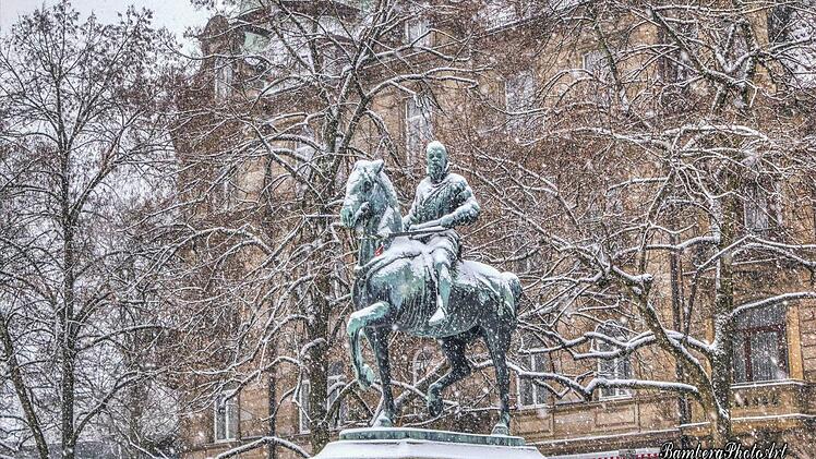 "Ausritt" im Schnee Foto: Thomas Schmelzing