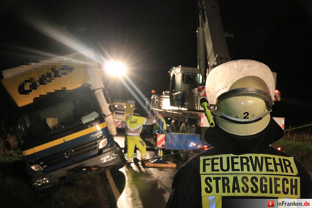 Lkw-Bergung bei Kremmeldorf