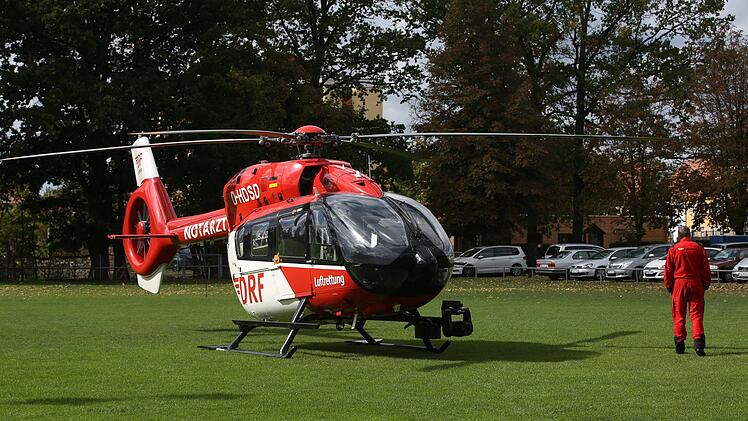 Beim Volkspark in Bamberg musste sogar ein Rettungshubschrauber landen. Foto: NEWS5 / Herse