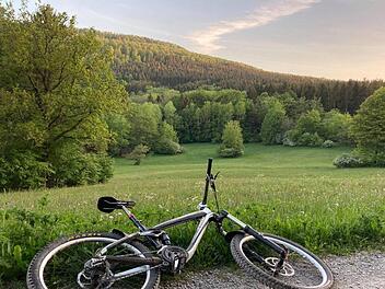 Pittoreske Aussicht während der Fahrradtour. Foto: Johannes Schlereth