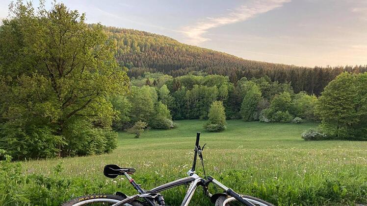 Pittoreske Aussicht während der Fahrradtour. Foto: Johannes Schlereth