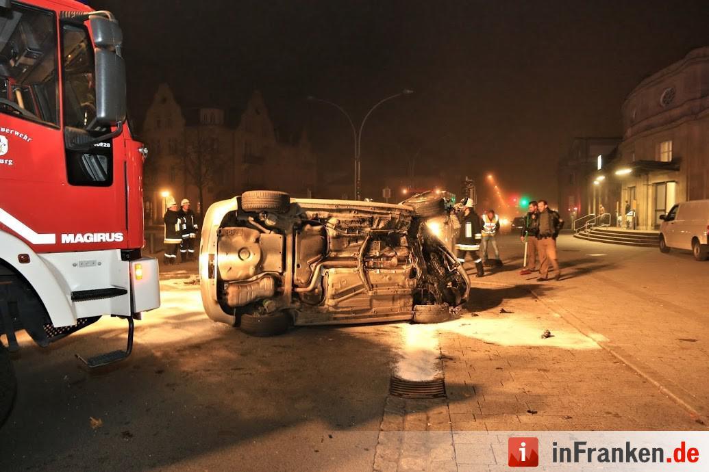 Verkehrsunfall an Coburger Bahnhof