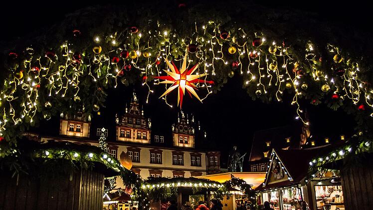 Malerisch: Impressionen vom Coburger WeihnachtsmarktFoto: Jochen Berger
