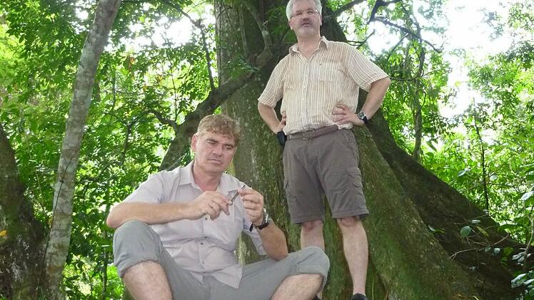 Michael Kreitmeir (links) und sein Bruder, P. Christoph Kreitmeir.